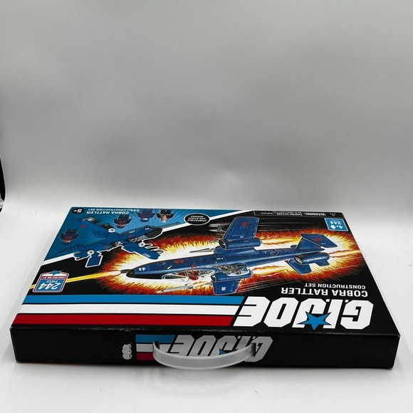 GI Joe Cobra Rattler Construction Set With 224 Pieces Brand New Hasbro - Picture 4 of 10